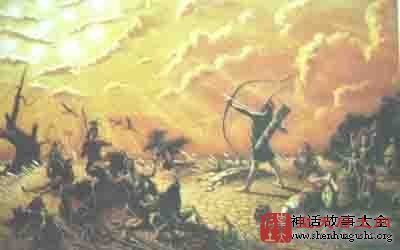 中国神话,羿,射日