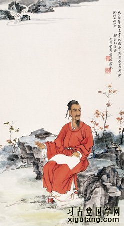 柳宗元《溪居》：久为簪组累，幸此南夷谪。闲依农圃邻，偶似山林客。晓耕翻露草，夜榜响溪石。来往不逢人，长歌楚天碧。