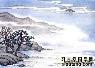 崔涂《孤雁》:几行归塞尽，念尔独何之。暮雨相呼失，寒塘欲下迟。渚云低暗度，关月冷相随。未必逢矰缴，孤飞自可疑。