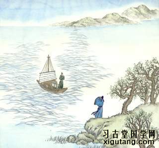 李商隐《凉思》：客去波平槛，蝉休露满枝。永怀当此节，倚立自移时。北斗兼春远，南陵寓使迟。天涯占梦数，疑误有新知。