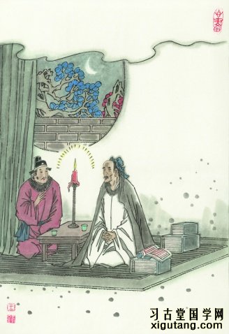 司空曙《喜见外弟卢纶见宿》:静夜四无邻，荒居旧业贫。雨中黄叶树，灯下白头人。以我独沉久，愧君相见频。平生自有分，况是霍家亲。