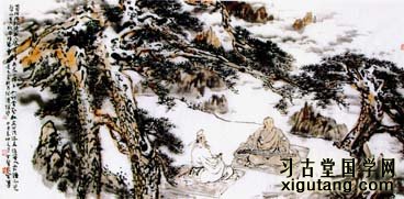 李白《听蜀僧浚弹琴》：蜀僧抱绿绮，西下峨嵋峰。为我一挥手，如听万壑松。客心洗流水，余响入霜钟。不觉碧山暮，秋云暗几重。